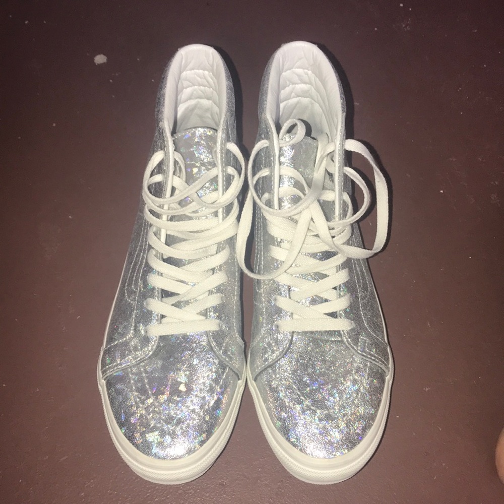 Glittery Vans Hi Sk8